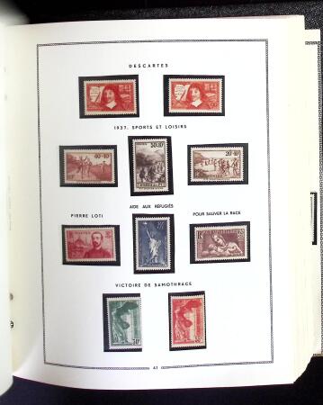 1849-1966 Collection en 1 album commençant par des oblitérés comme 41B signé