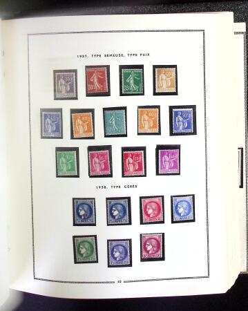 1849-1966 Collection en 1 album commençant par des oblitérés comme 41B signé