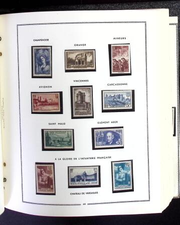 1849-1966 Collection en 1 album commençant par des oblitérés comme 41B signé