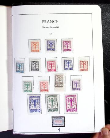 1849-1966 Collection en 1 album commençant par des oblitérés comme 41B signé