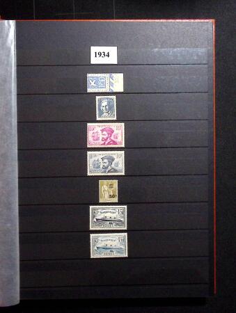 1930-2011 Collection incomplète de timbres neufs de