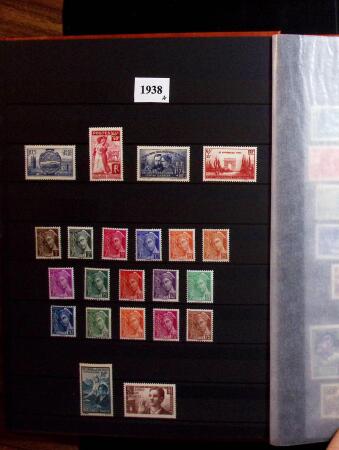 1930-2011 Collection incomplète de timbres neufs de