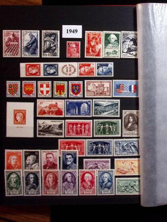 1930-2011 Collection incomplète de timbres neufs de