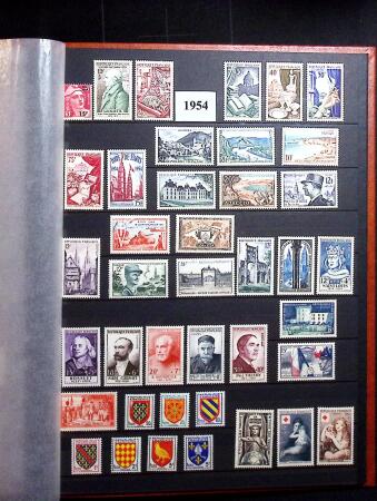 1930-2011 Collection incomplète de timbres neufs de