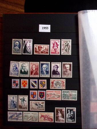 1930-2011 Collection incomplète de timbres neufs de