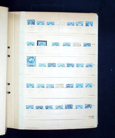 1854-1876 +1300 GC dont couleurs, tous différents