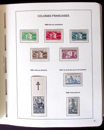 1859-2007 Collection des colonies générales complète