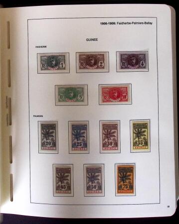 1859-2007 Collection des colonies générales complète