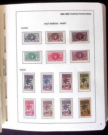 1859-2007 Collection des colonies générales complète