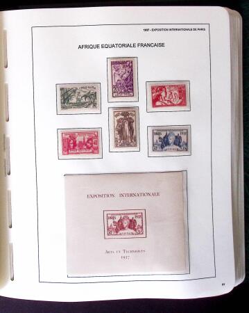 1859-2007 Collection des colonies générales complète