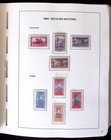 1859-2007 Collection des colonies générales complète
