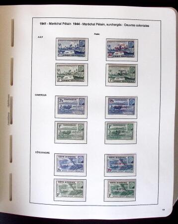 1859-2007 Collection des colonies générales complète