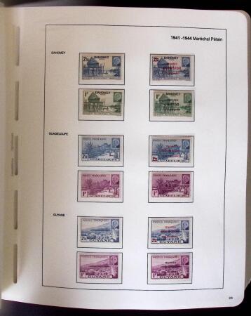 1859-2007 Collection des colonies générales complète
