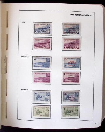 1859-2007 Collection des colonies générales complète