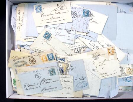 1849-1880 Plusieurs centaines de lettres avec différents
