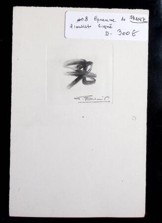 1940-1985 Ensemble de 39 épreuves d'artistes souvent