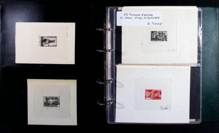 1940-1985 Ensemble de 39 épreuves d'artistes souvent