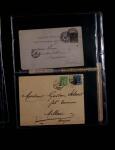1880-1902 TYPE SAGE: 15 lettres au type Sage avec affranchissements