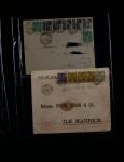 1880-1902 TYPE SAGE: 15 lettres au type Sage avec affranchissements