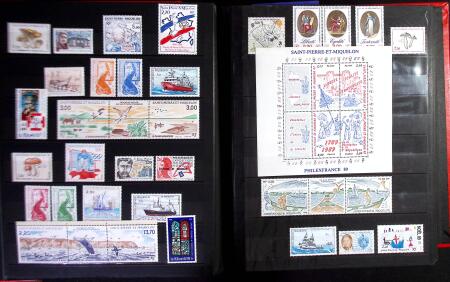 1912-2019 Collection de timbres neufs de SPM, surtout