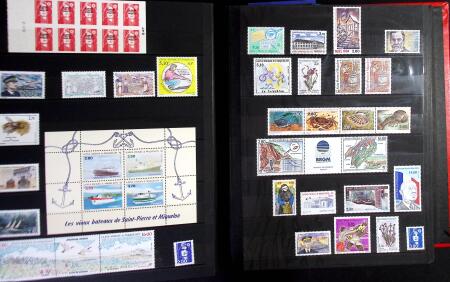 1912-2019 Collection de timbres neufs de SPM, surtout