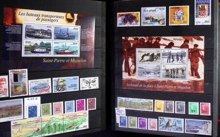 1912-2019 Collection de timbres neufs de SPM, surtout