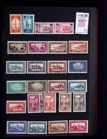 1891-2009 Collection de timbres surtout neufs du MAROC