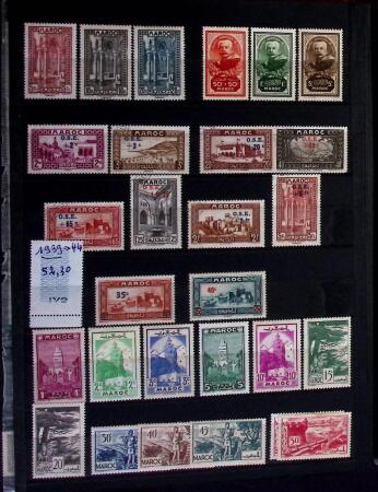 1891-2009 Collection de timbres surtout neufs du MAROC