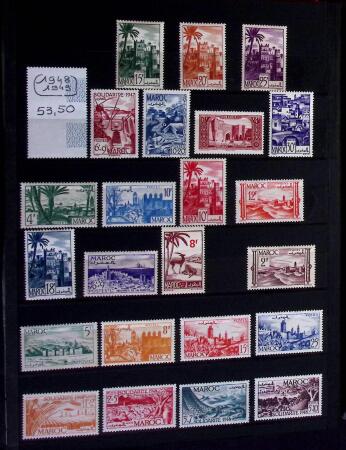 1891-2009 Collection de timbres surtout neufs du MAROC