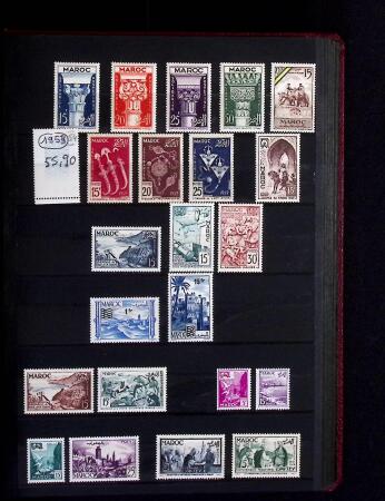 1891-2009 Collection de timbres surtout neufs du MAROC