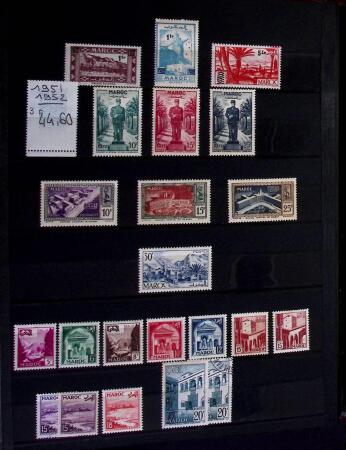 1891-2009 Collection de timbres surtout neufs du MAROC