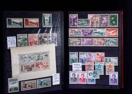 1891-2009 Collection de timbres surtout neufs du MAROC