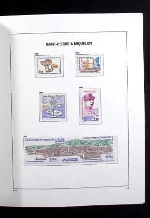 1986-2016 Collection de timbres neufs de SPM + Andorre