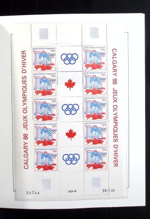 1986-2016 Collection de timbres neufs de SPM + Andorre