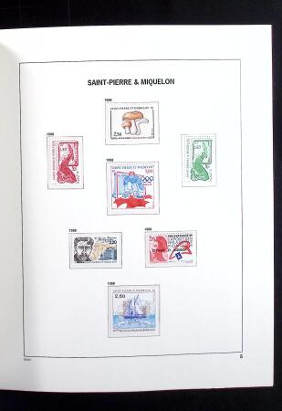 1986-2016 Collection de timbres neufs de SPM + Andorre
