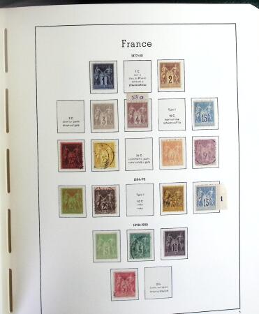 1849-2014 Collection de timbres de France (obl. avant