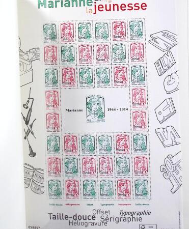 1849-2014 Collection de timbres de France (obl. avant