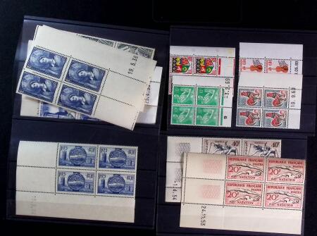 Lot de coins datés neuf, entre 1935/1950 avec de