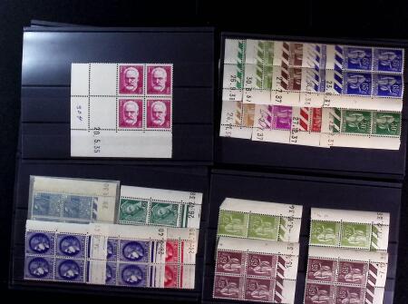 Lot de coins datés neuf, entre 1935/1950 avec de