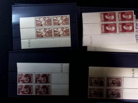 Lot de coins datés neuf, entre 1935/1950 avec de