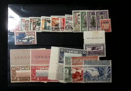 1881-1931 Lot de colonie Française avec de bonne valeur