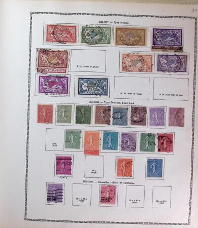 1855-1995, Lot with two collections of France up to the 1970s, plus