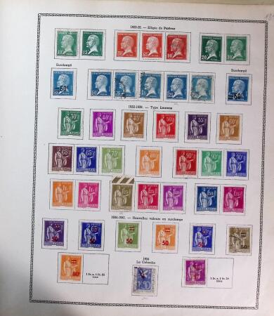 1855-1995, Lot with two collections of France up to the 1970s, plus