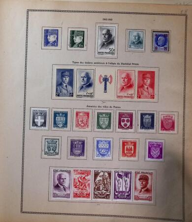 1855-1995, Lot with two collections of France up to the 1970s, plus