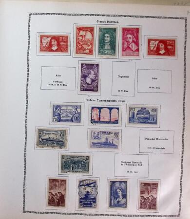 1855-1995, Lot with two collections of France up to the 1970s, plus