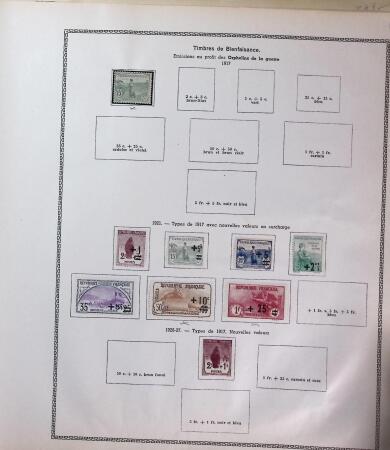 1855-1995, Lot with two collections of France up to the 1970s, plus