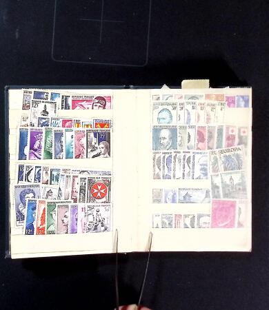 1855-1995, Lot with two collections of France up to the 1970s, plus