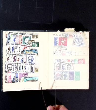 1855-1995, Lot with two collections of France up to the 1970s, plus
