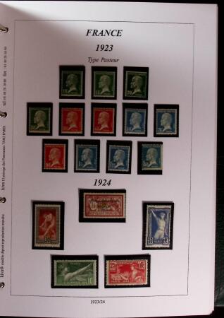 1900-1959 Collection en 2 classeurs, avec de bonnes valeur