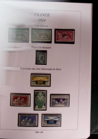 1900-1959 Collection en 2 classeurs, avec de bonnes valeur